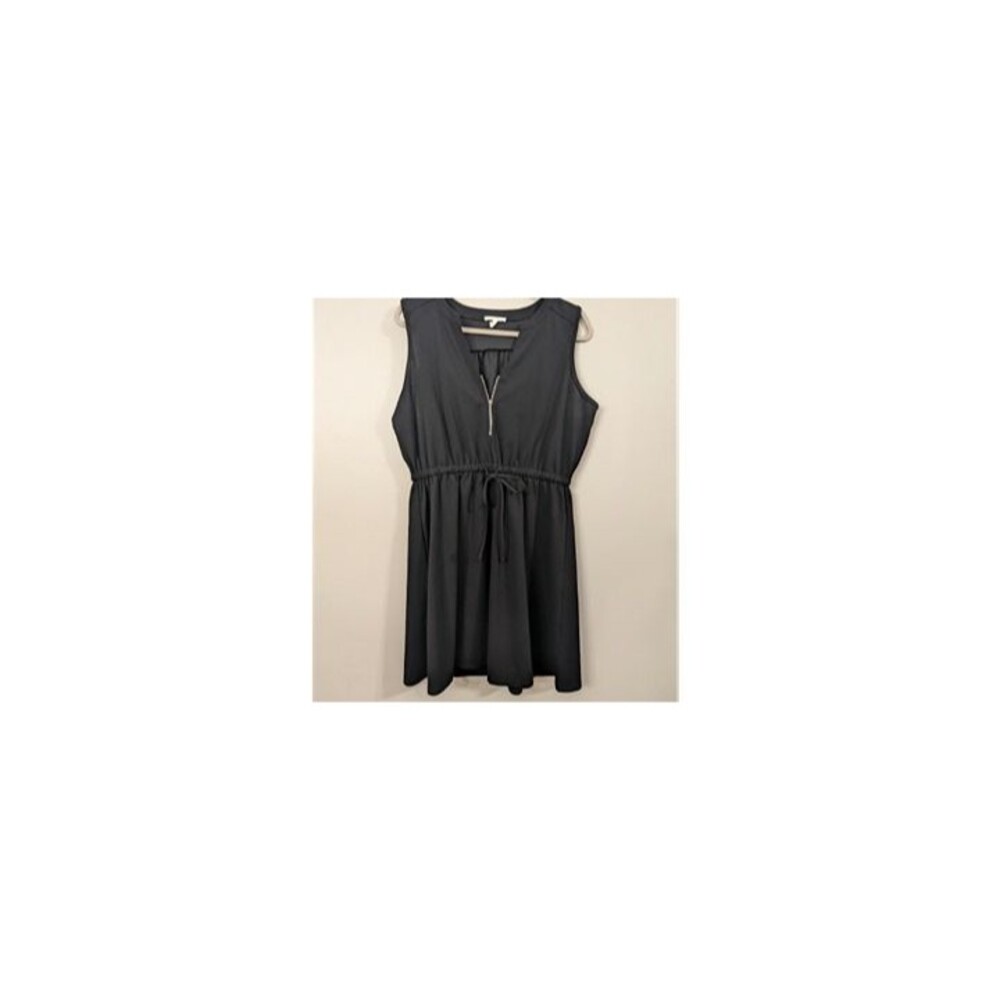 Maurice's Black Zip Dress Large
